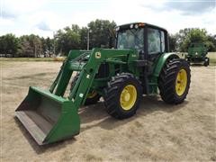 2011 John Deere 6430 Premium MFWD Tractor & 640 Loader 