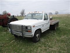 1986 Ford F-350 Flatbed Dually Pickup 