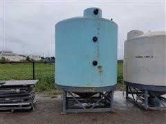 3,000 Gallon Plastic Sludge Tank On Stand 