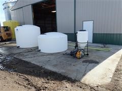 Tanks, Induction Cone & Pump 