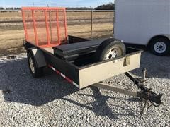 2005 H&H Flat Bed Trailer With Ramp 