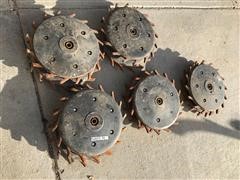 John Deere 1720XP Planter Spiked Closing Wheels 