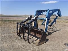 Allied 894 Front End Loader/Bucket & Grapple 