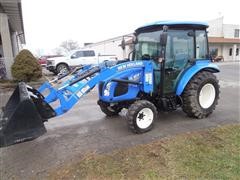2018 New Holland Boomer 37 MFWD Compact Utility Tractor w/ Loader 