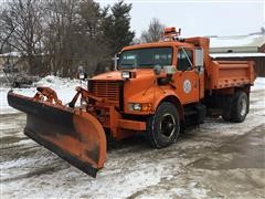 1995 International 4700 Dump Truck W/Plow 