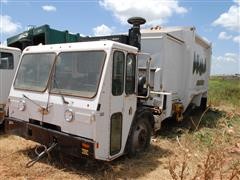 1997 Crane Carrier Company Automated Side Load Garbage Truck 