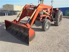 1969 Massey Ferguson 1130 2WD Tractor W/Leon Loader 