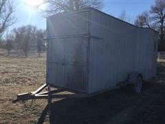 Large's/B.T.'s Fabrication Portable 2 Stall Artificial Insemination Box 