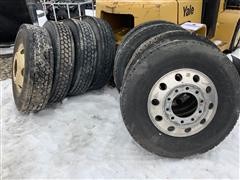 11R22.5 Tires & Unilug Rims 