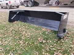 2018 Wemhoff Co P-8 8' Wide Snow Pusher/Box Blade Skid Steer Attachment 