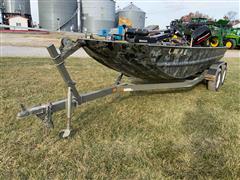 1988 Bass Tracker 16' Guide Special Aluminum Fishing Boat W/Trailer BigIron  Auctions