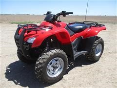 2012 Honda TRX420TEC FT Rancher ES 2WD ATV 