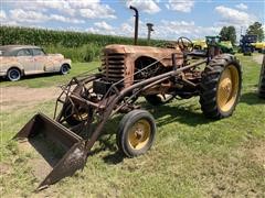 Massey Harris 2WD Tractor With Loader 
