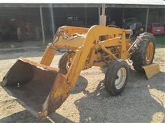 1957 International 350 Utility 2WD Tractor W/Davis Loader 