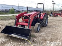 2017 Mahindra 6065 2WD Compact Utility Tractor W/Loader 