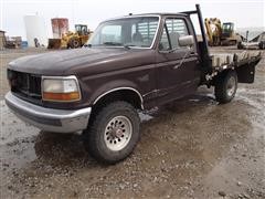 1992 Ford F-250 Flatbed Pickup, 4X4 