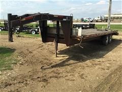 1992 Rice T/A Flatbed Trailer 