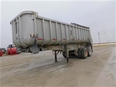 1978 Fruehauf 24' T/A End Dump Trailer 