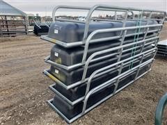 Behlen Galvanized 10' Wide Feed Bunks W/Poly Liner 