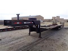 2007 Trailtech CT220NN Combine Trailer With Removable Wood Deck 