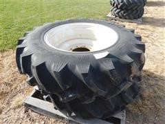 Titan Hi Traction 12.4-24 Tires & Rims 