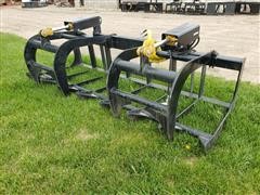 2020 Mid-State Brush Grapple Skid Steer Attachment 