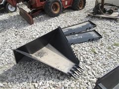 2015 Tomahawk Stump Bucket And Universal Mount Plates Skid Steer Attachments 
