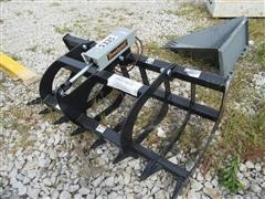 2015 Tomahawk 66" Brush Grapple Skid Steer Attachment 