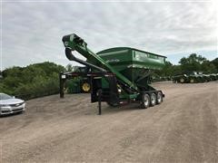 2014 J&M 375ST Tri/A Seed Tender Trailer 