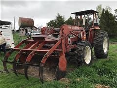 Fiat Hesston 80-66DT MFWD Tractor With Loader 