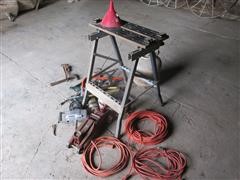Accu-Craft Work Table & Assorted Tools 