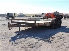 1997 Homemade T/A Flatbed Trailer 