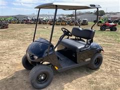 2019 E-Z-GO Black Valor Gas PVT Golf Cart 