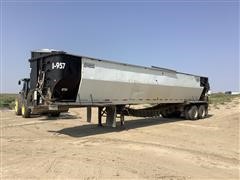 2008 Aulick 4270542 T/A Live Bottom Trailer 