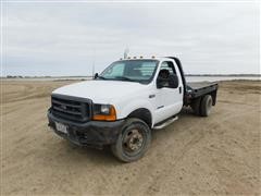 2001 Ford Super Duty F550 2WD Flatbed Pickup 
