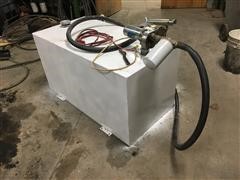 Portable 100 Gallon Fuel Tank W/12 Volt Pump 