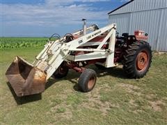 1967 International F 656 2WD Tractor W/GB 900 Loader 