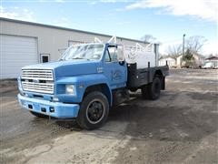 1989 Ford F600 S/A Water Truck 