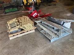 Bin Parts With Floor Supports-spreader-catwalk Assembly 