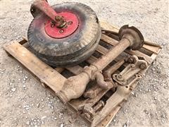 Case IH Tractor Parts W/single Front Wheel & Pump Jack 