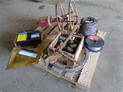 Electric Fencing, Zareba Electric Fencer & Wire Roller 