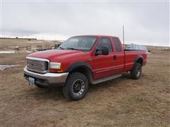 2000 Ford F250 Manual 4x4 Extended Cab Pickup 