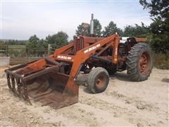 1965 International Harvester Farmall 806D 2WD Tractor W/3100 Dual Quick Attach Loader 