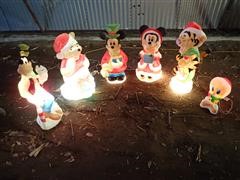 Outdoor Lighted Christmas Disney Characters 