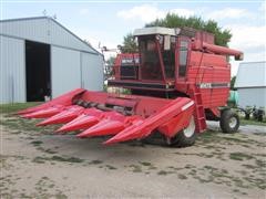 White 8900 Combine W/Header 