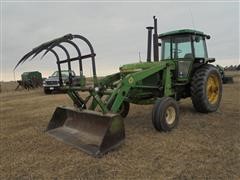 1973 John Deere 4430 Tractor With 158 John Deere Loader With Grapple 