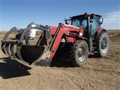 2013 Case IH Maxxum 140 MFWD Tractor With Loader 