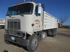 1986 International COF9670 T/A Cabover Silage Dump Truck 