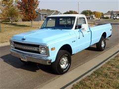 1969 Chevrolet C10 4X4 Single Cab Long Box Pickup 