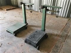 Fairbanks Antique Platform Scales With Weights 